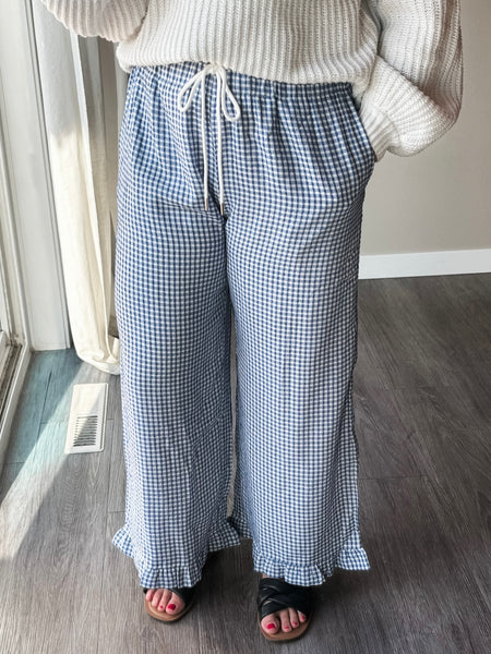 Pippie Gingham Ruffle Pants