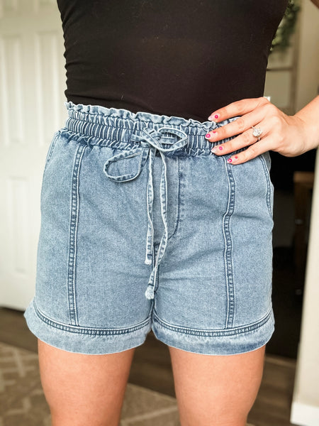 PREORDER Sinclair Smocked Waist Shorts
