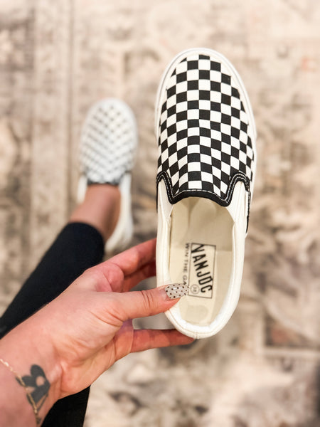 PREORDER Indy Checkered Slip On Sneaker - Adult