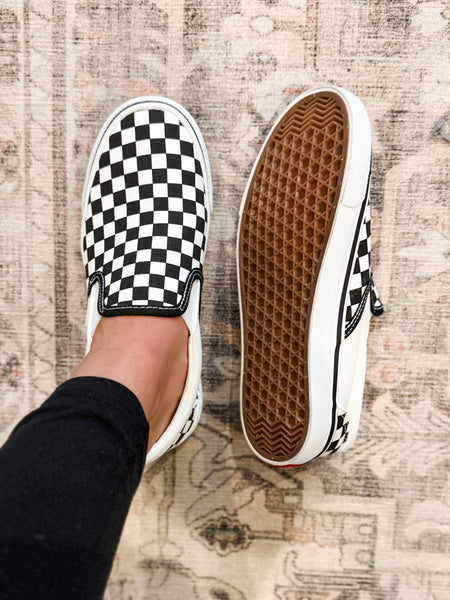 PREORDER Indy Checkered Slip On Sneaker - Adult