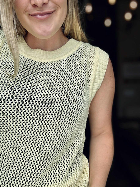 Ray of Sunshine Sweater Vest - SIZE MEDIUM