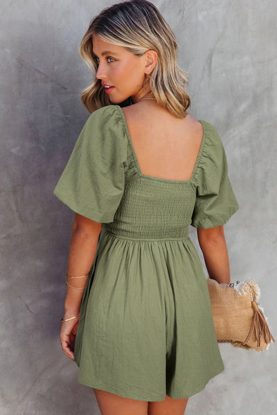 PREORDER Stella Puff Sleeve Romper