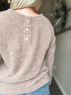 Xiana V Neck Top - Cocoa
