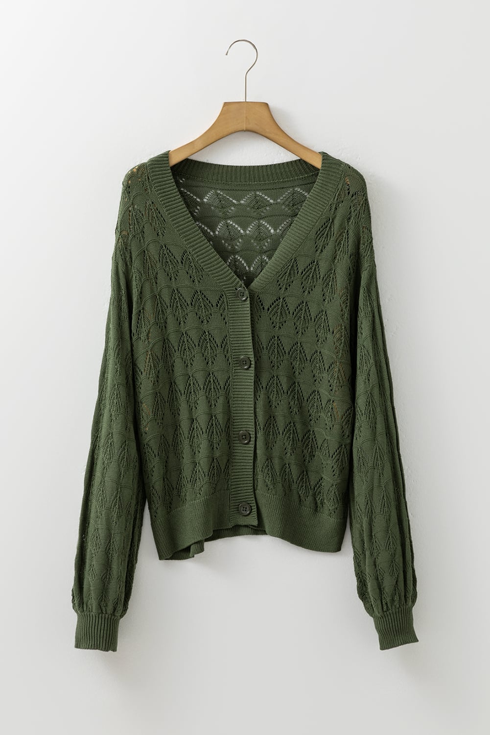Langley Crochet Cardigan - SIZE MEDIUM
