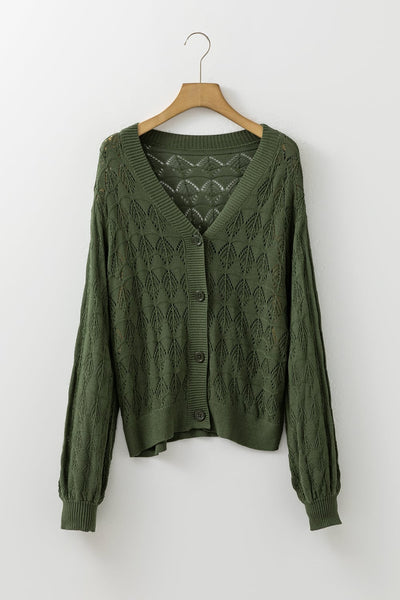 Langley Crochet Cardigan - SIZE MEDIUM