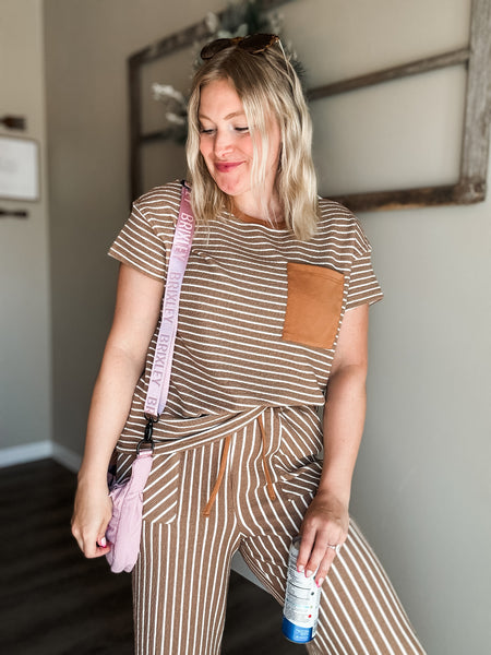PREORDER Pamela Stripe Lounge Set