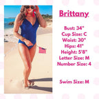 Laying Poolside One Piece Swimsuit - SIZE MEDIUM