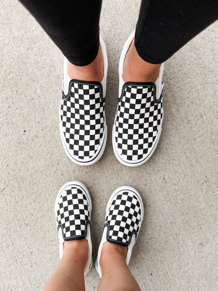 PREORDER Indy Checkered Slip On Sneaker - Adult