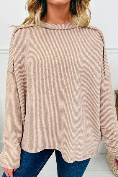 PREORDER Nori Ribbed Long Sleeve Top