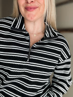 PREORDER Wynn Stripe Zip Pullover