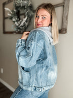 Lindie Mineral Wash Hoodie Jacket
