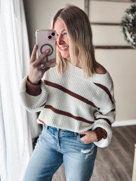 Townes Stripe Knit Sweater