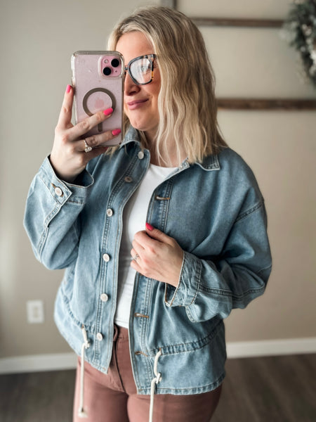 PREORDER Tula Cinched Denim Jacket