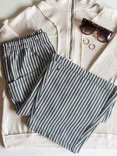 Tully Stripe Wide Leg Pants