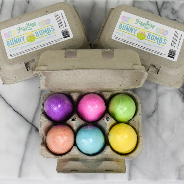 Carton Of Easter Egg Bath Bombs