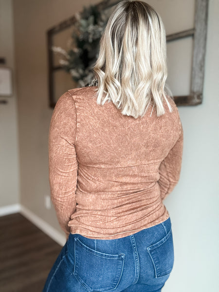 Mckenna Mineral Dyed Top