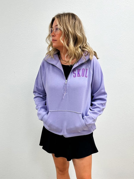 Kickoff Crew Half-Zip Sweatshirt - SIZE LARGE