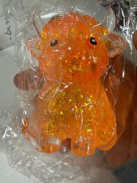 PREORDER Highland Cow Squishy - Orange