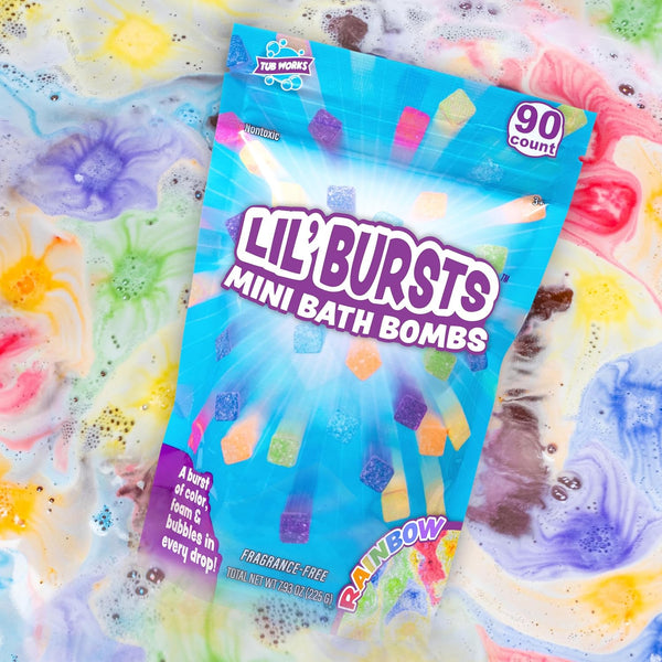 Lil' Bursts Mini Bath Bombs - Rainbow