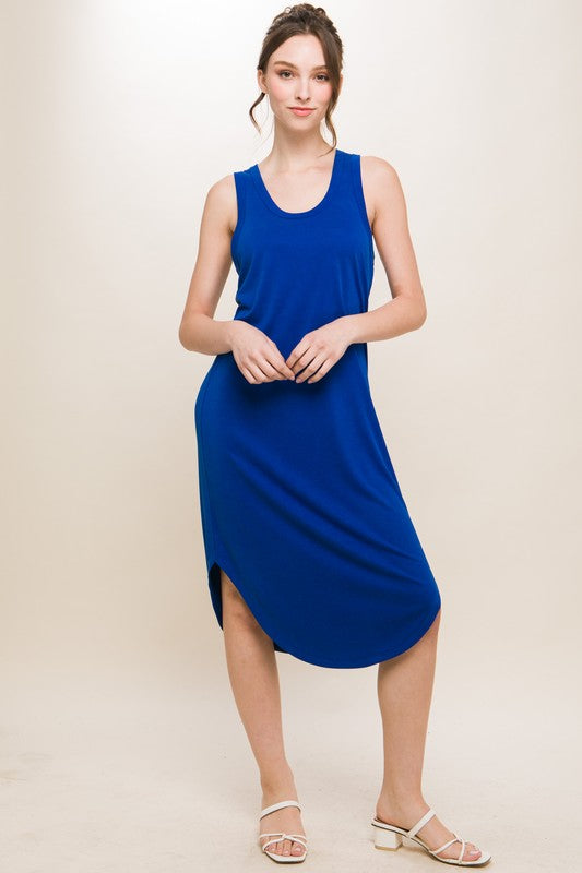 Loretta Midi Dress - Royal