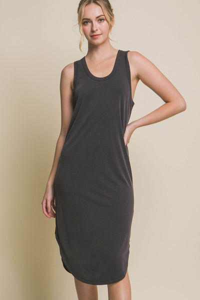 Loretta Midi Dress - Black - SIZE MEDIUM