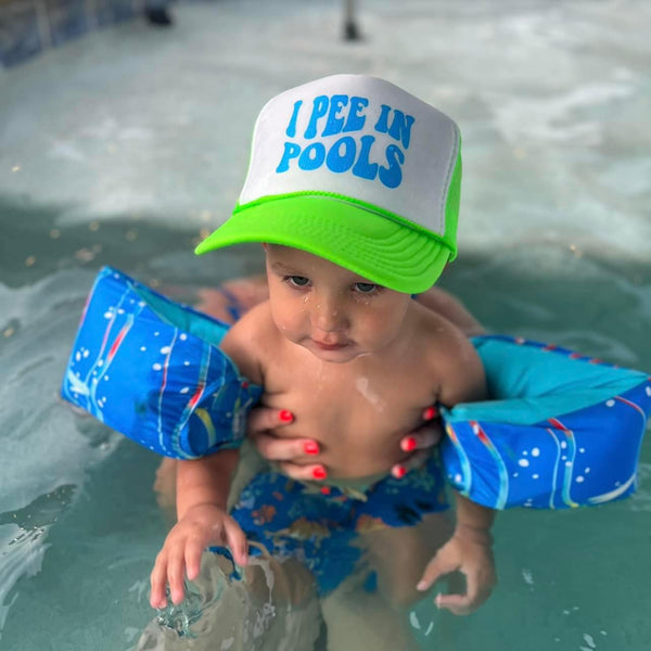 I Pee In Pools Trucker Hat