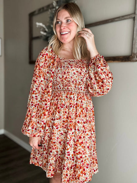 Isobel Floral Smocked Dress