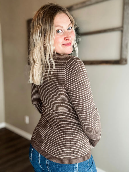 Luxley Contrast Thermal Top - Mocha