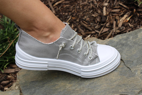 Darian Glitz Sneaker - Grey