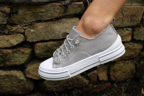 Darian Glitz Sneaker - Grey