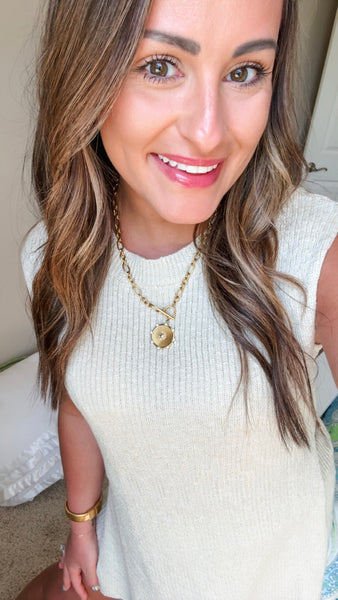 Sunburst Chain Necklace