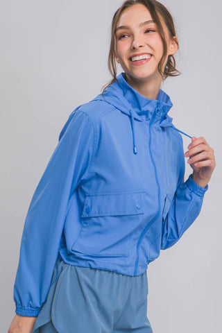 Evangeline Lightweight Jacket - Blue