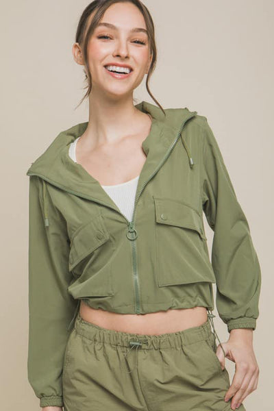 Evangeline Lightweight Jacket - Olive