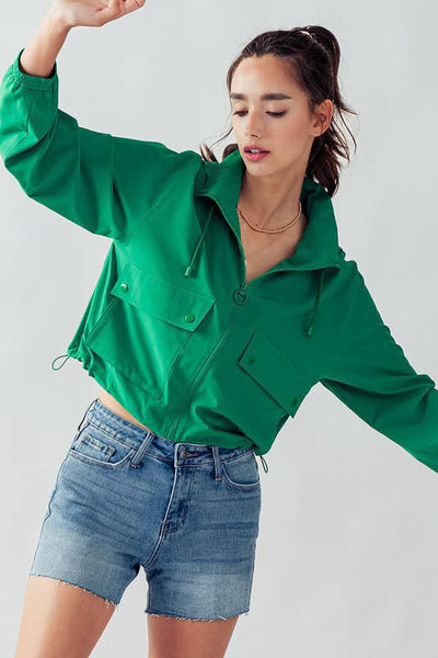 Evangeline Lightweight Jacket - Green