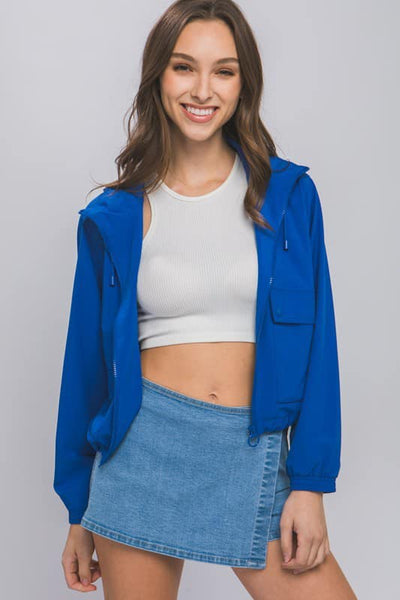 Evangeline Lightweight Jacket - Azure