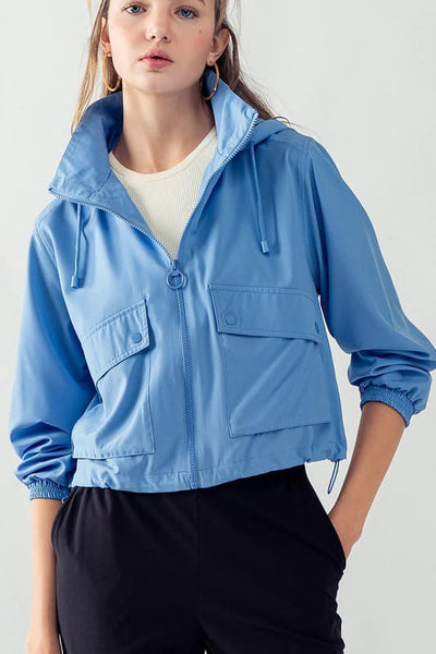 Evangeline Lightweight Jacket - Blue