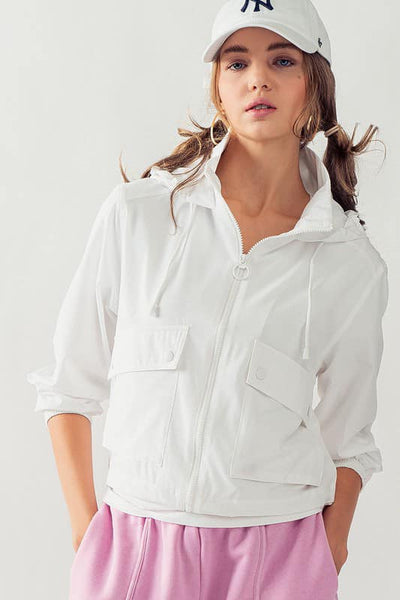 Evangeline Lightweight Jacket - White