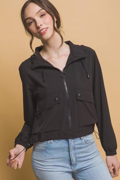 Evangeline Lightweight Jacket - Black