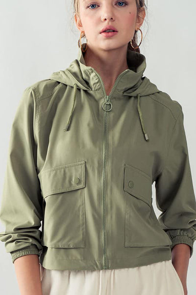 Evangeline Lightweight Jacket - Olive