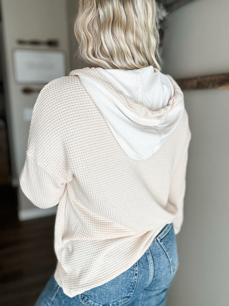 PREORDER Chastain Waffle Knit Hoodie