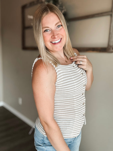 Caprielle Split Hem Tank