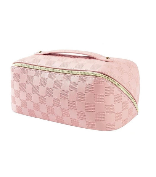 Signature Check Makeup Bag