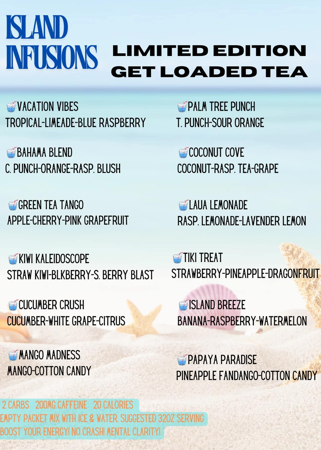 Island Infusions Loaded Tea