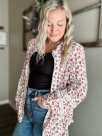 Maggie Button Down Blouse - SIZE MEDIUM