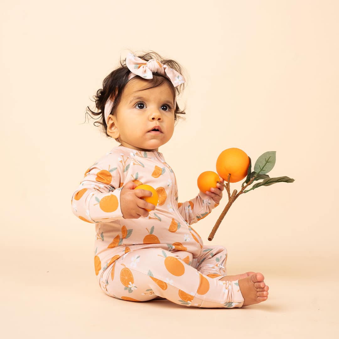 Little Friends Zippy - Oranges - SIZE 18/24M