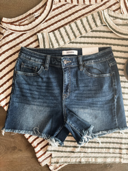 Spencer Mid Rise Denim Shorts