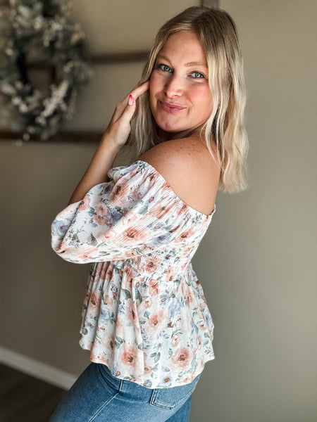 Vianne Smocked Babydoll Top
