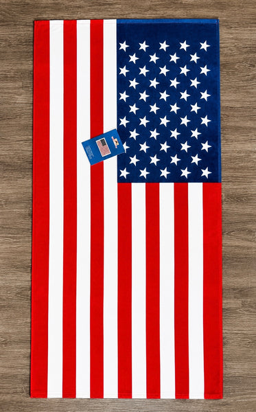 American Flag Beach Towel