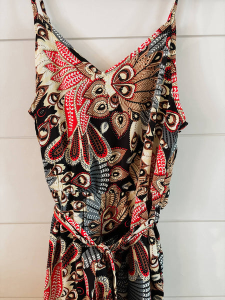 Feather & Flair Jumpsuit - SIZE SMALL