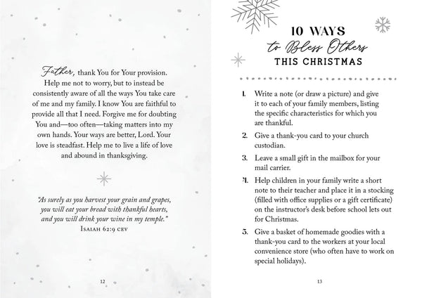 Christmas Blessings Devotional